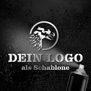 Dein Logo als Schablone. Einfach überall anbringen!