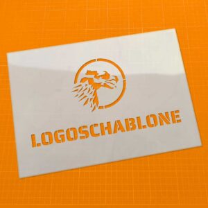 Dein Logo als Schablone. Einfach überall anbringen!